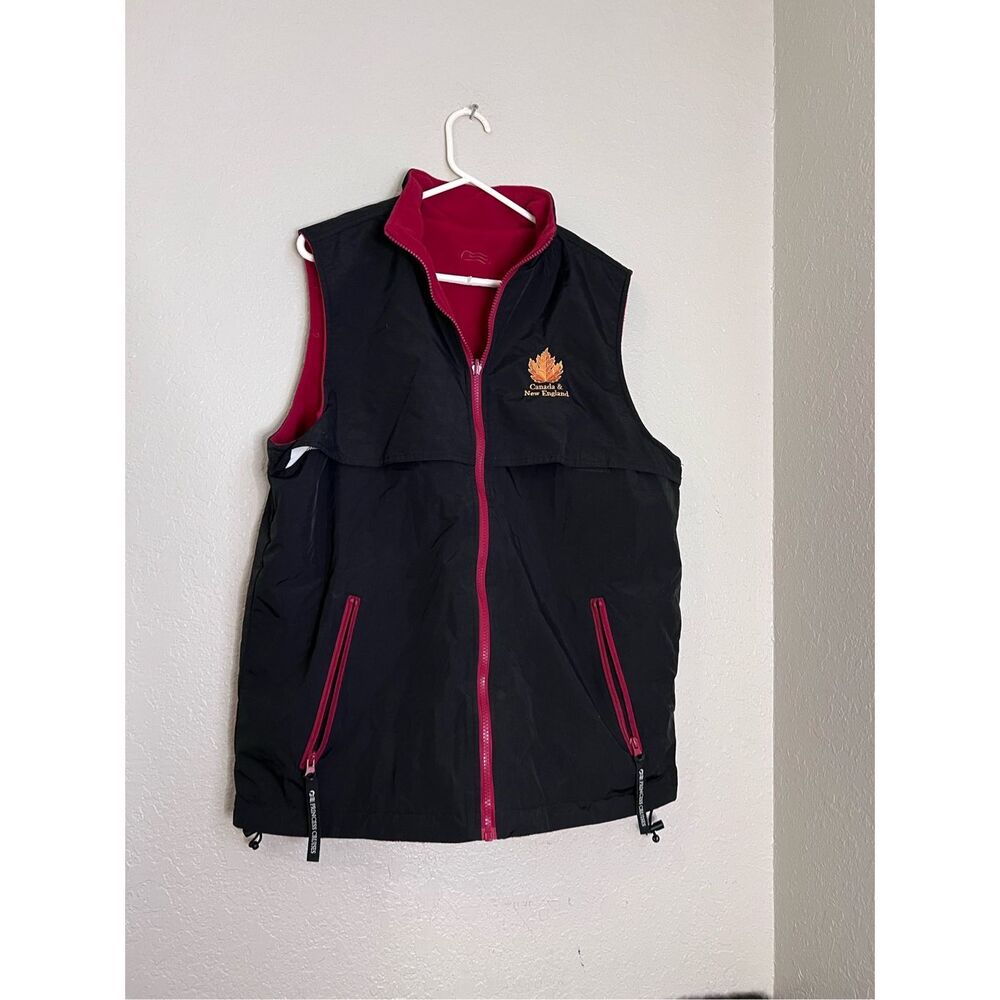 Princess Cruises Reversible Canada  Vest Embroidered Fleece Size XL